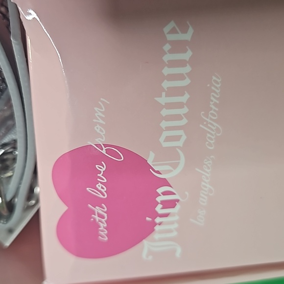 Juices Couture apink soft furry mini Tote & Barrel coin purse - Picture 6 of 11